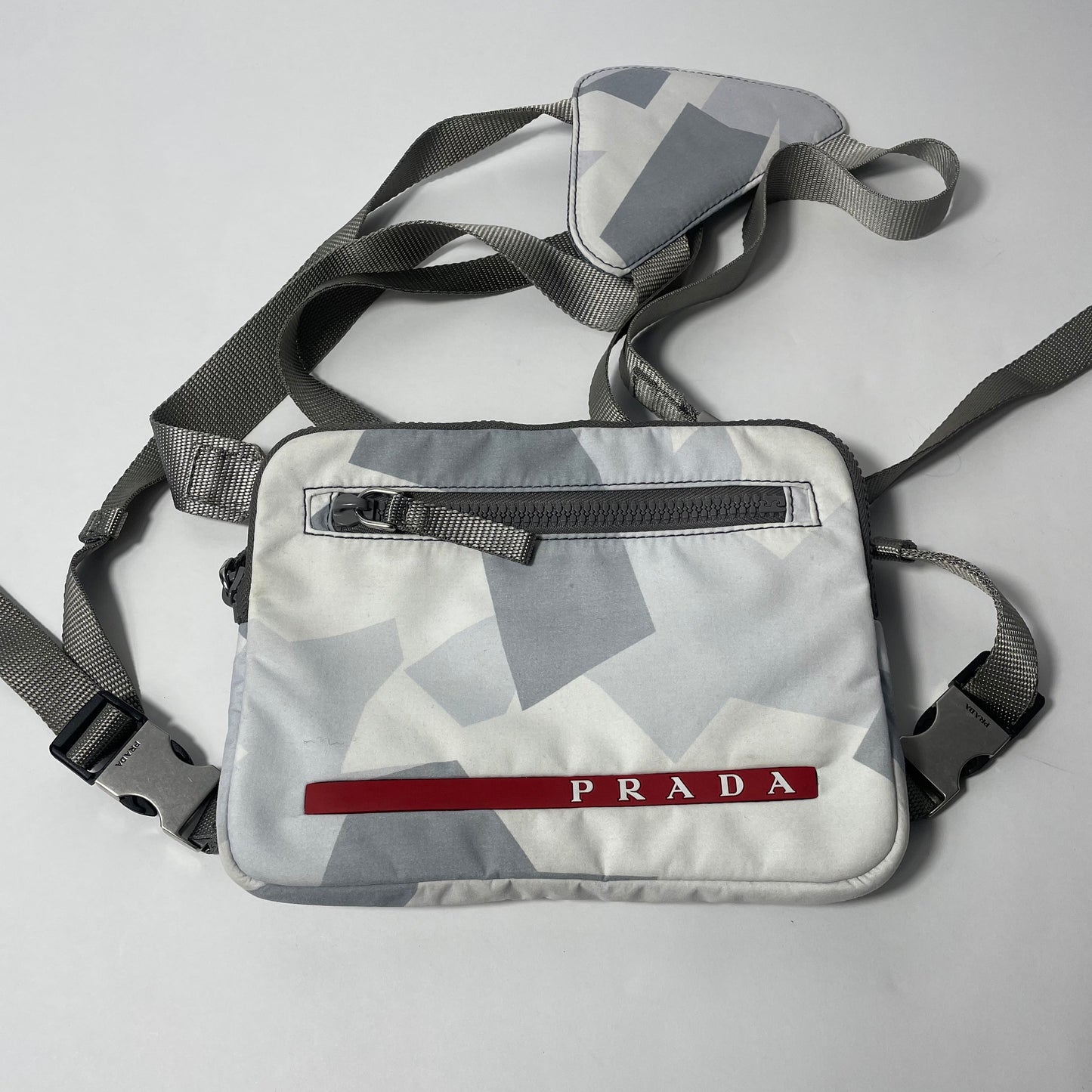Prada Printed Technical Cross  Body Bag