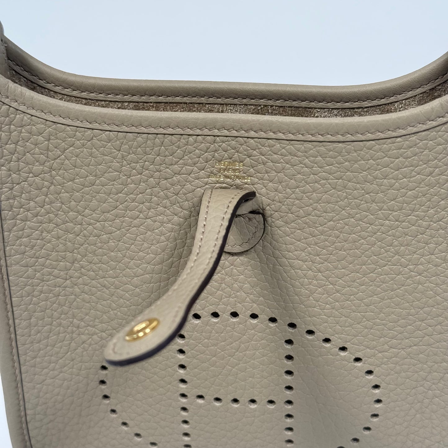 Hermès Mini Evelyne Beige Martha TPM