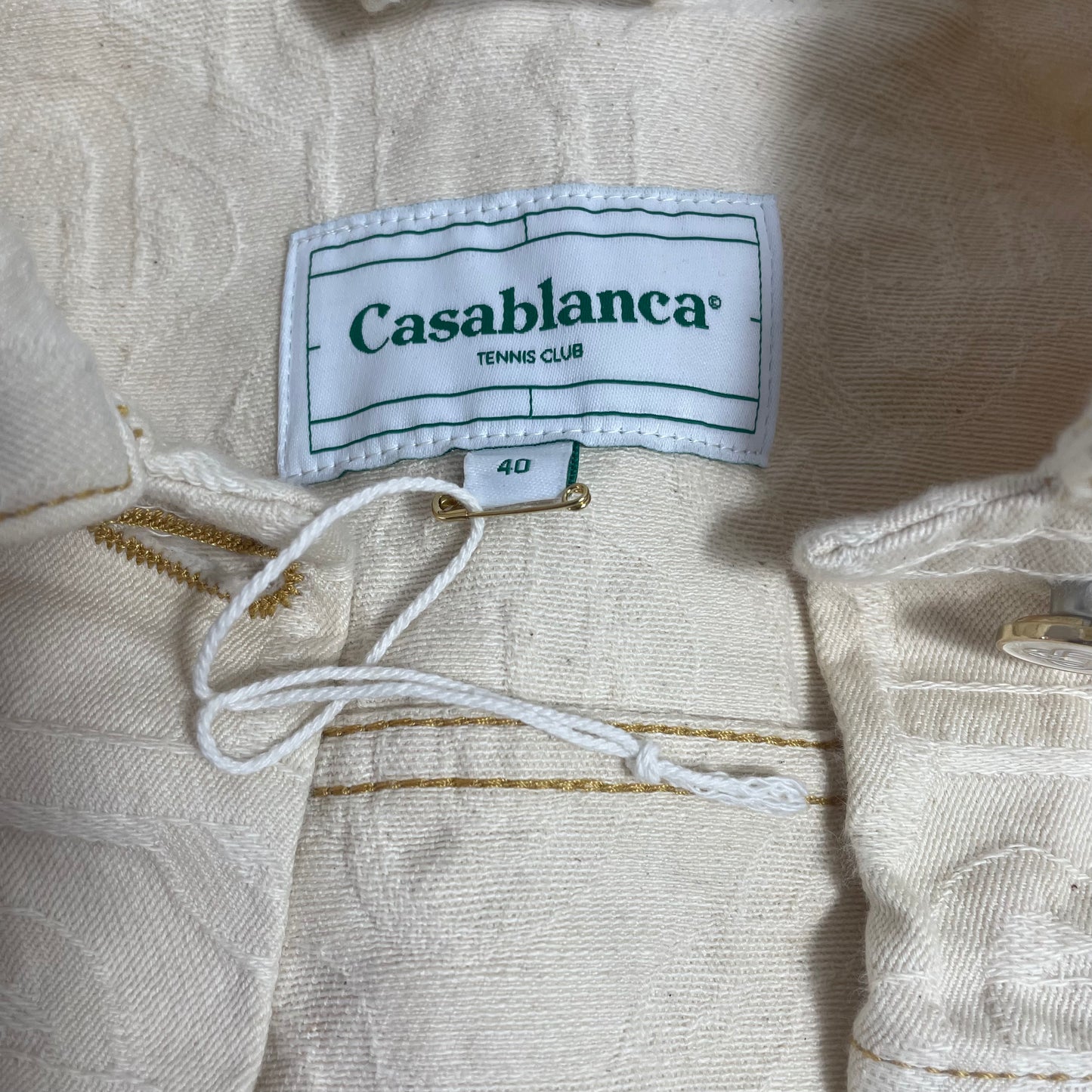 Casablanca Womens Slim Fit Jean Jacket 40/M