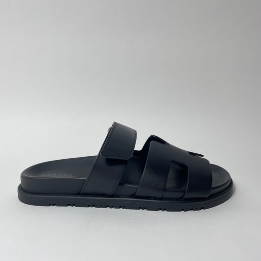 Hermès Chypre Sandal Black EU 37/ UK 4