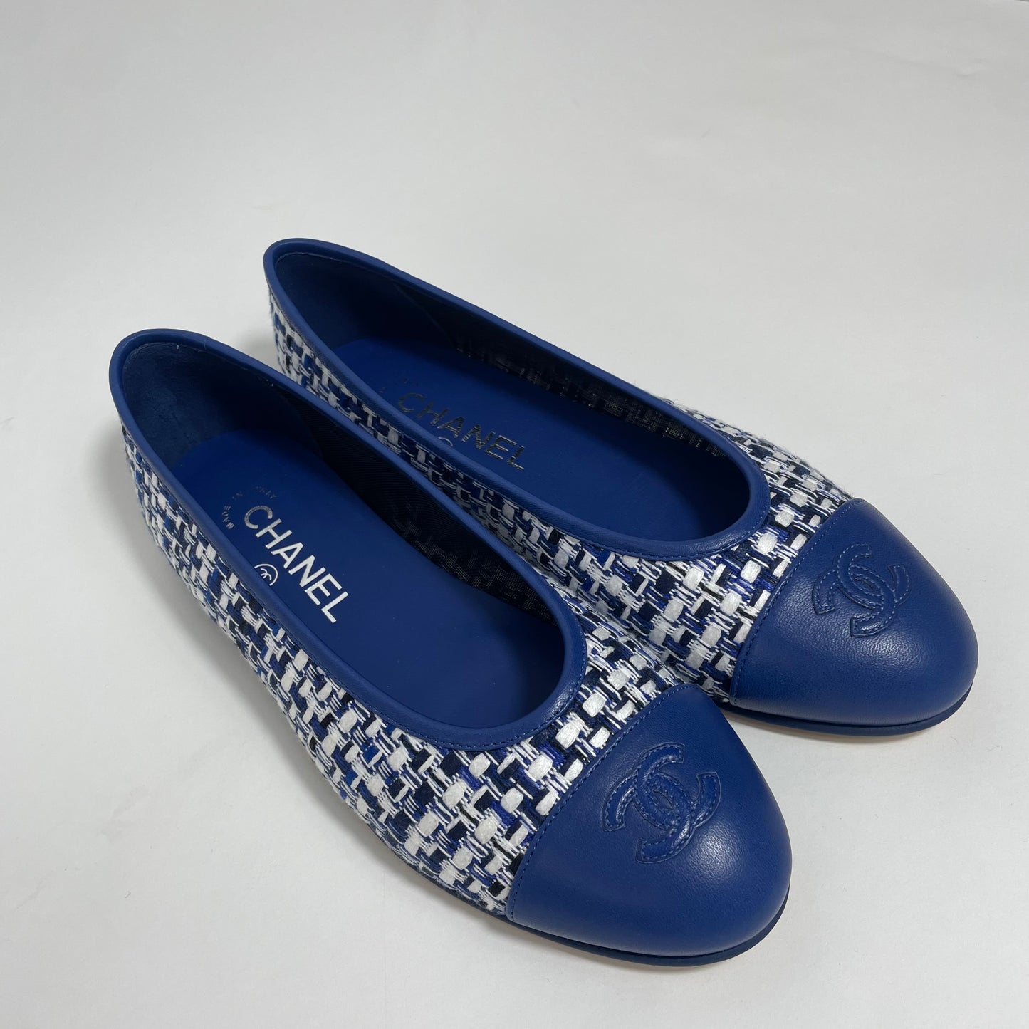 Chanel Tweed Flats EU 37/ UK 4