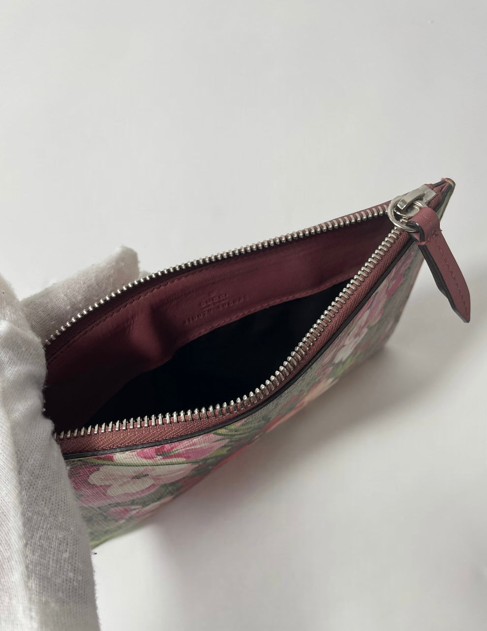 Gucci Blooms Canvas Clutch