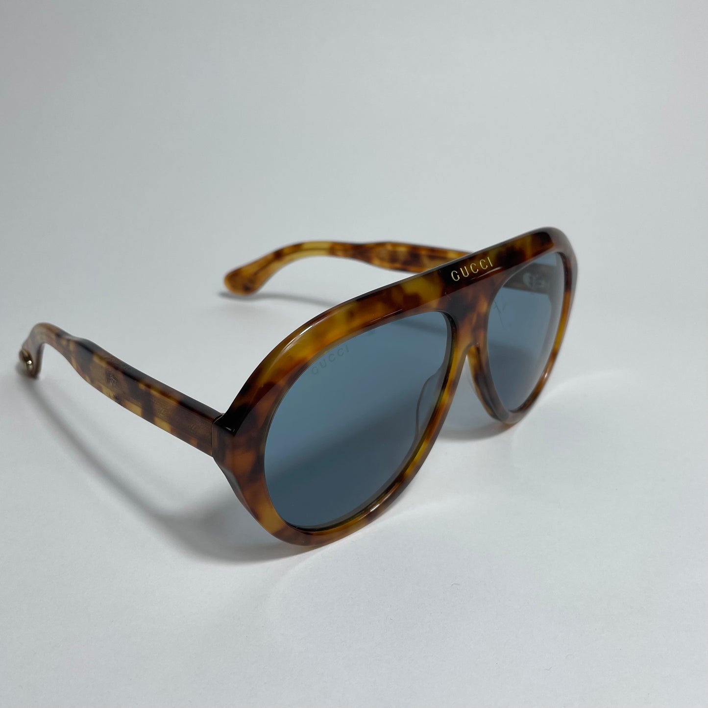 Gucci Tortoise Avaitor Womens Sunglasses