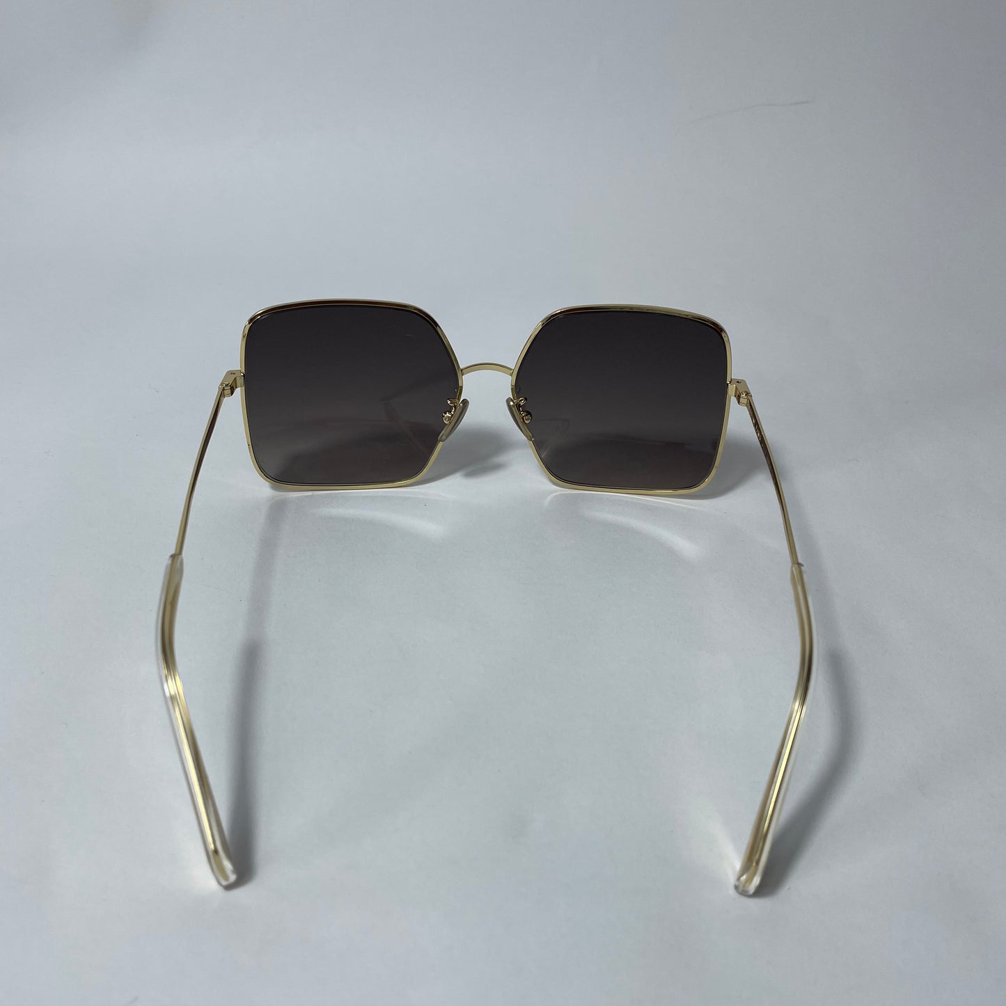Womens Celine Oversized Gold Sunglasses