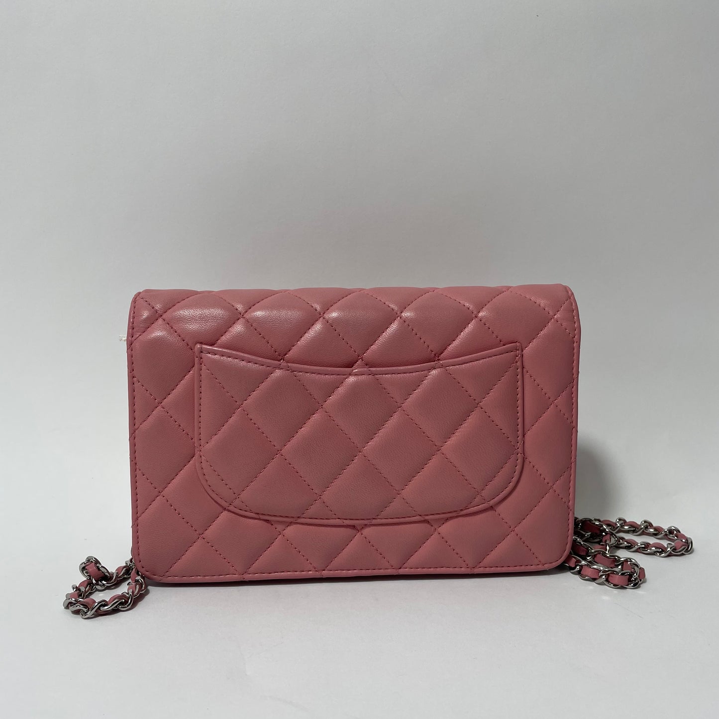 Chanel Women Wallet On Chain Pink Lambskin