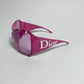 Dior Pink Overshine Chunky Logo Sunglasses