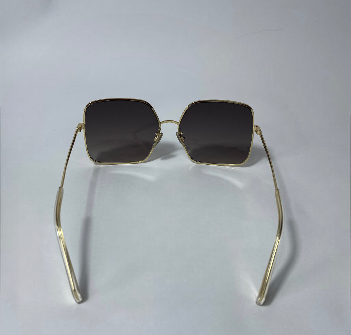 Womens Celine Oversized Gold Sunglasses