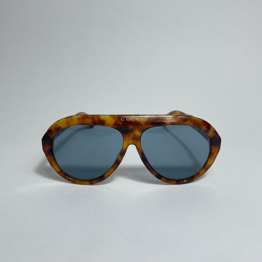 Gucci Tortoise Avaitor Womens Sunglasses