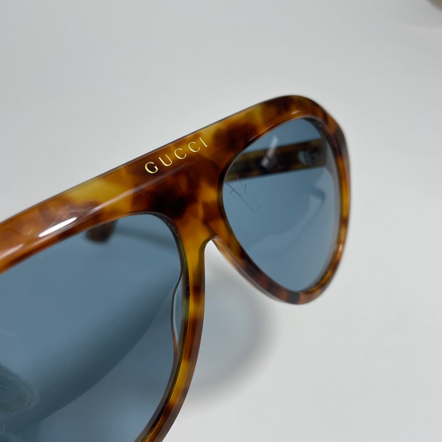 Gucci Tortoise Avaitor Womens Sunglasses