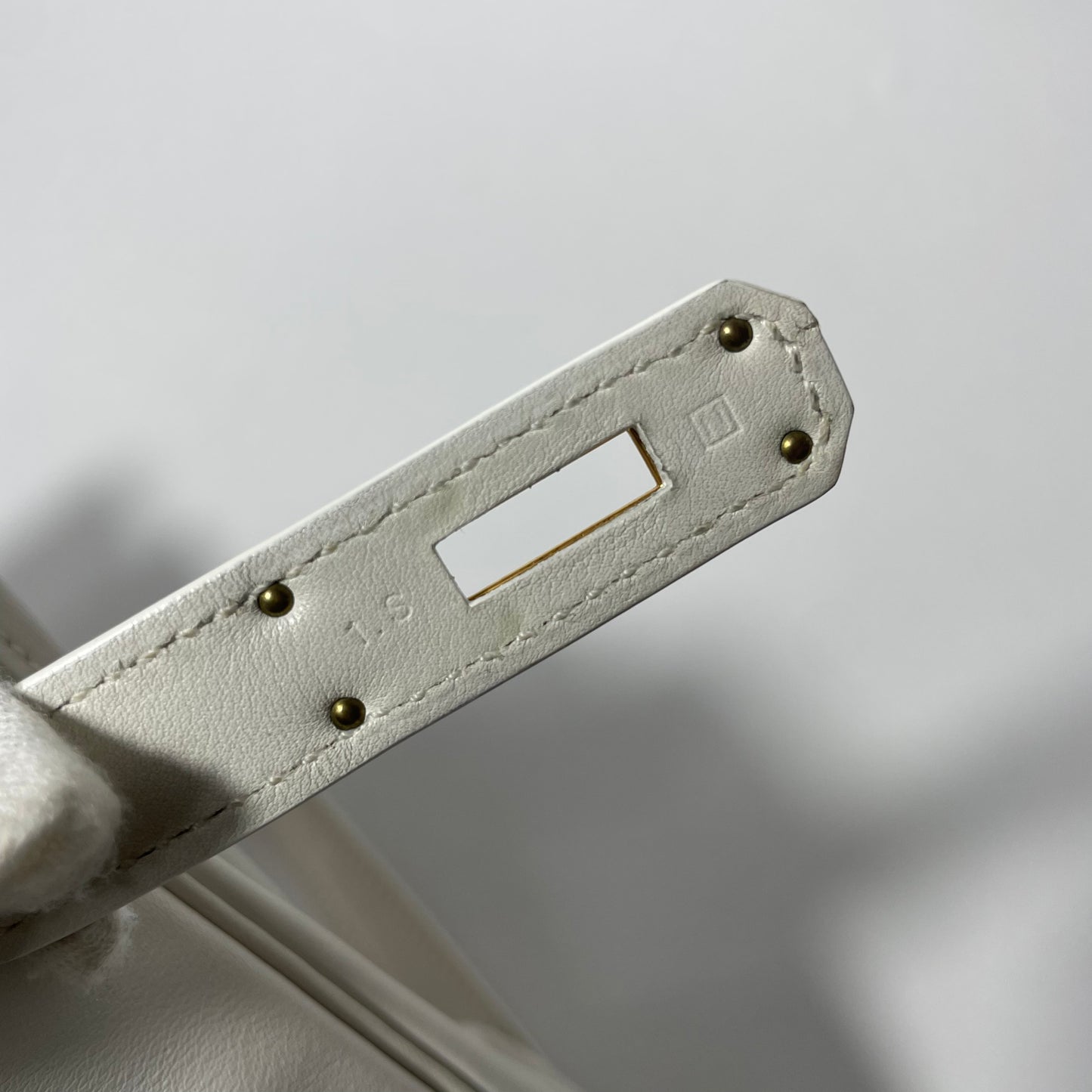 Hermès Kelly 28 White Swift GHW