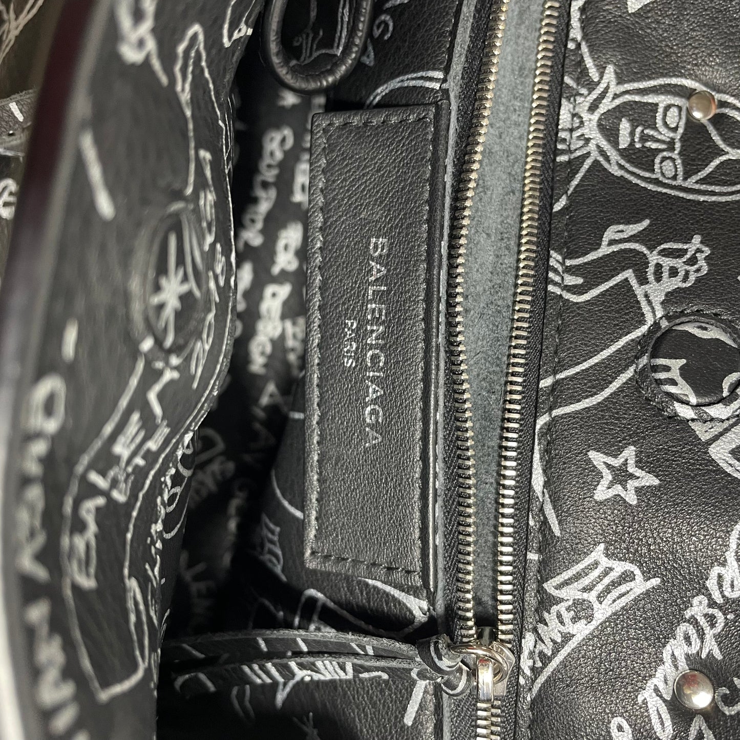 Balenciaga Papier Graffiti Bag