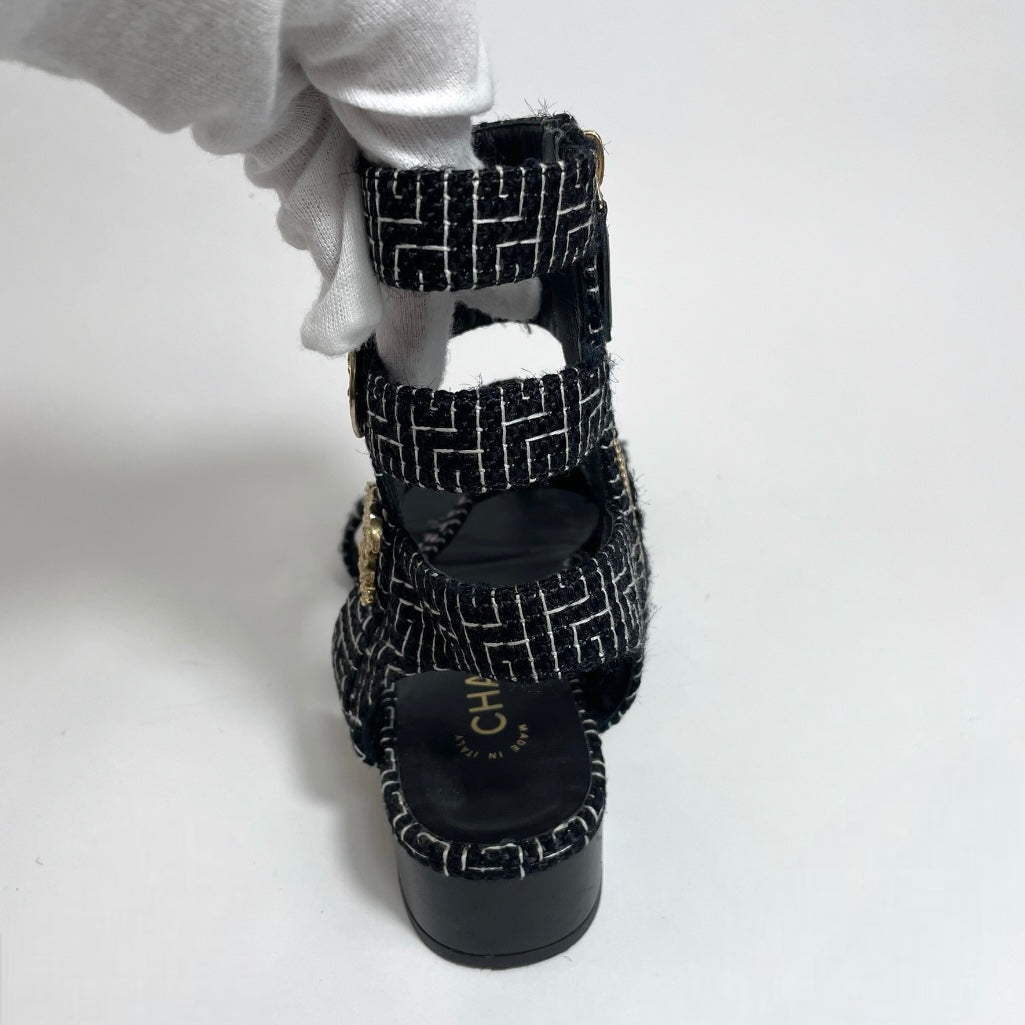 Chanel Aztec Sandals EU 39.5/UK 6.5