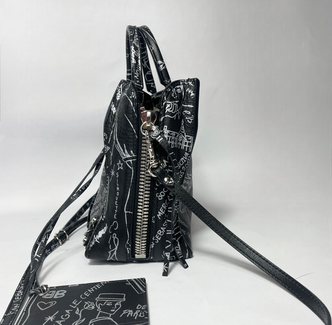 Balenciaga Papier Graffiti Bag