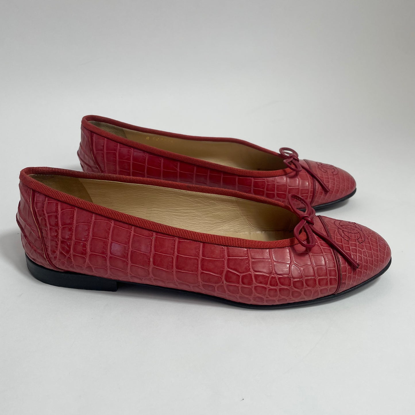 Chanel Crocodile Flats EU 39/ UK 6