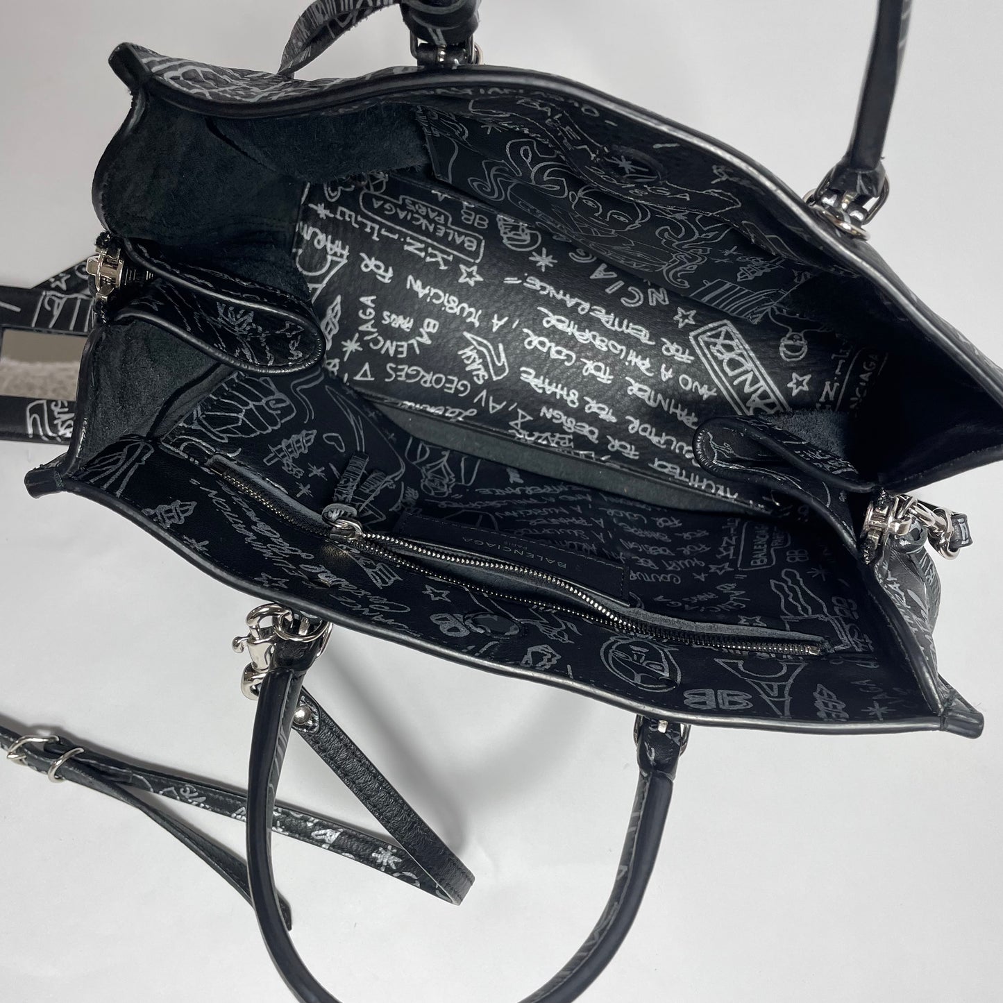 Balenciaga Papier Graffiti Bag