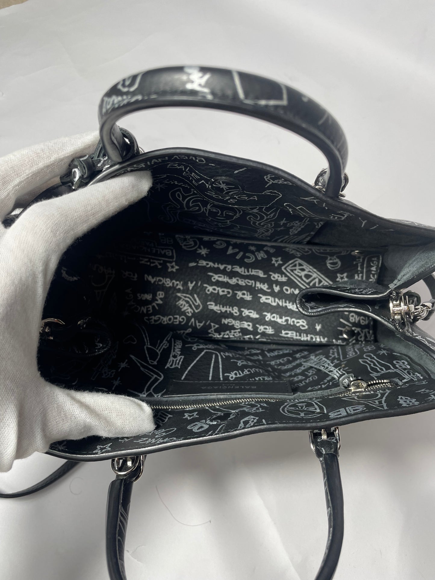 Balenciaga Papier Graffiti Bag