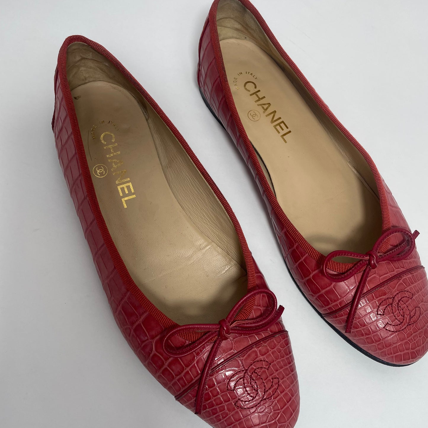 Chanel Crocodile Flats EU 39/ UK 6