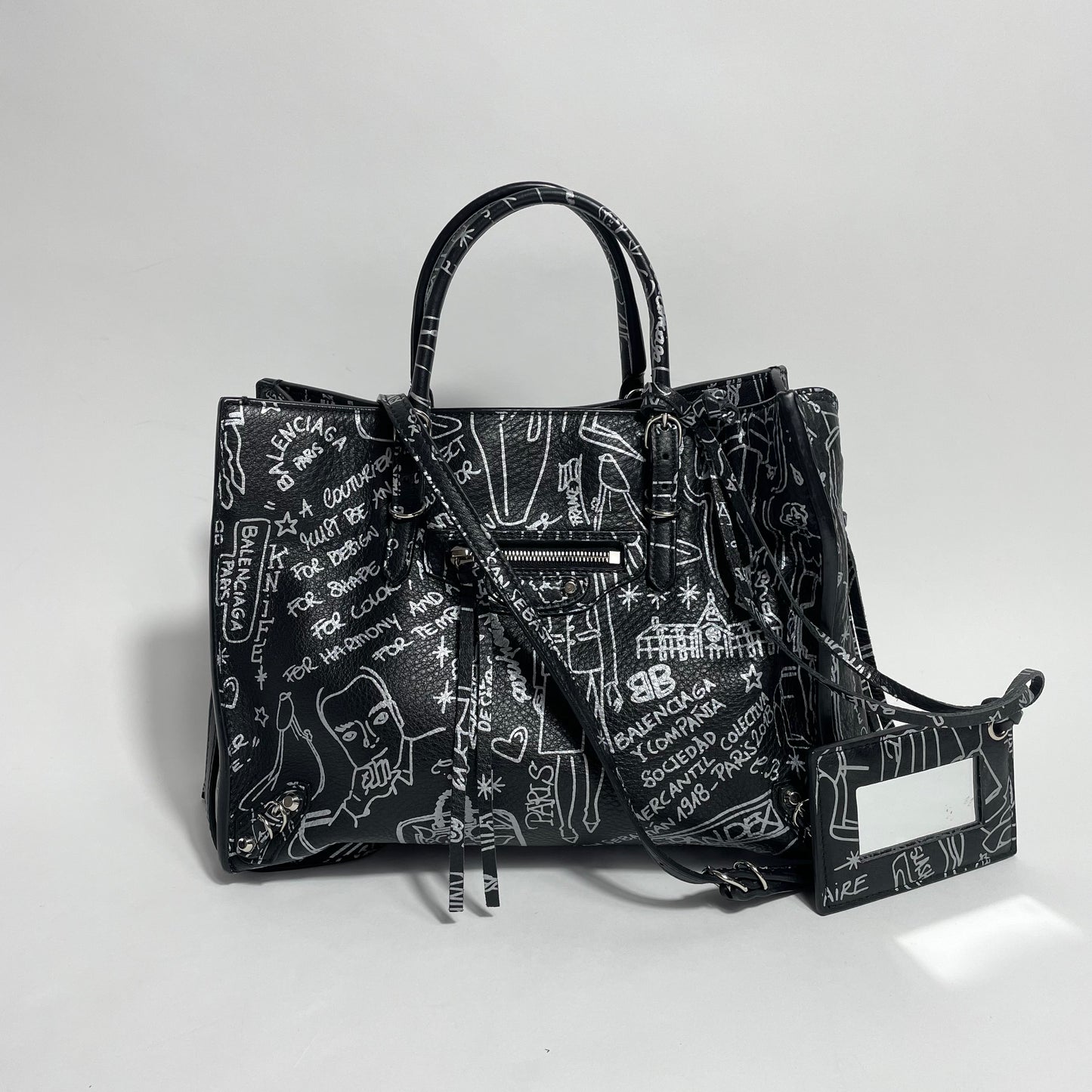 Balenciaga Papier Graffiti Bag