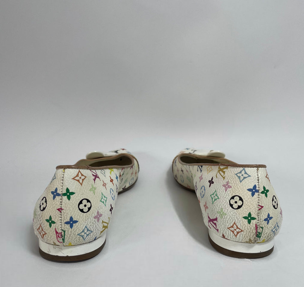 Louis Vuitton Takashi Murakami Rainbow Monogram Flats EU 38.5 / UK 5.5