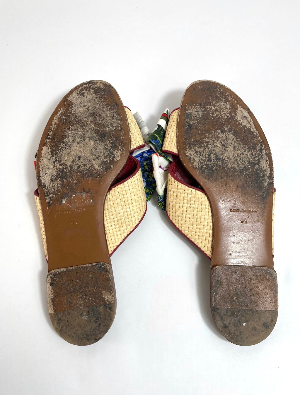 Dolce & Gabbana Floral Band Flats EU 38.5 /UK 5.5