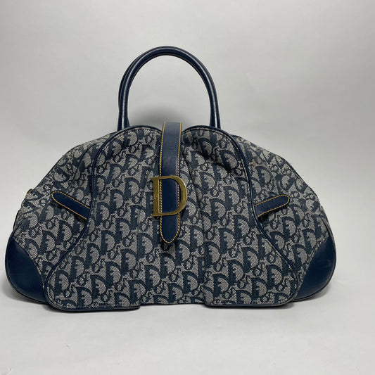Christian Dior Vintage Oblique Bowler Bag