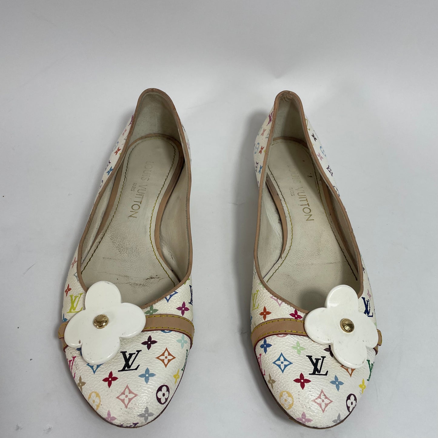 Louis Vuitton Takashi Murakami Rainbow Monogram Flats EU 38.5 / UK 5.5
