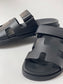 Hermès Chypre Sandal Black EU 37/ UK 4