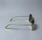 Womens Celine Oversized Gold Sunglasses