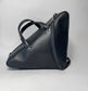 Balenciaga Black Leather Triangle Duffel Bag  Large