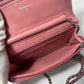 Chanel Women Wallet On Chain Pink Lambskin