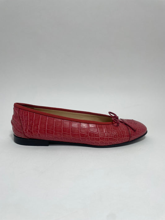 Chanel Crocodile Flats EU 39/ UK 6