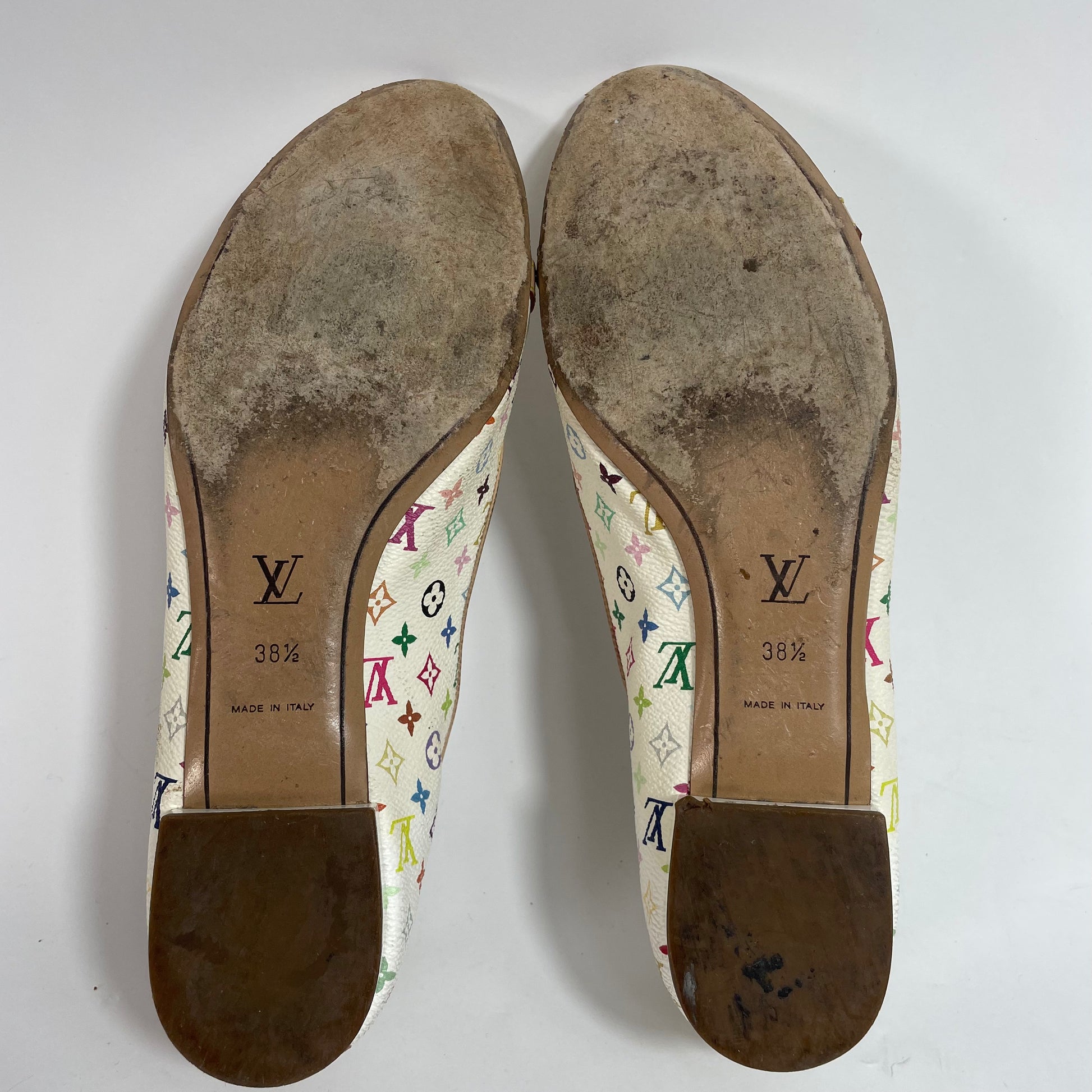 Louis Vuitton Takashi Murakami Rainbow Monogram Flats EU 38.5 / UK 5.5