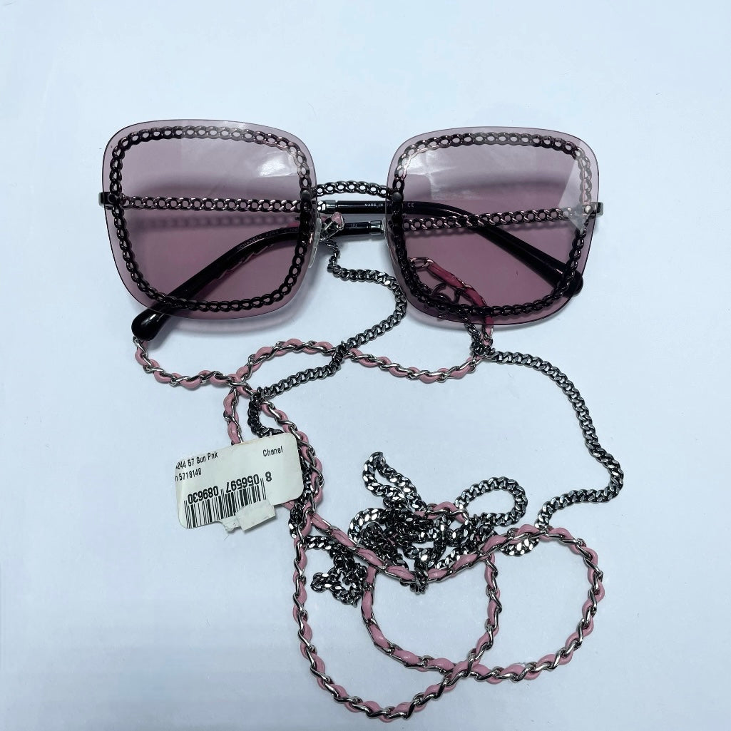 lunettes de soleil chanel 4244 a71291 chaine dore